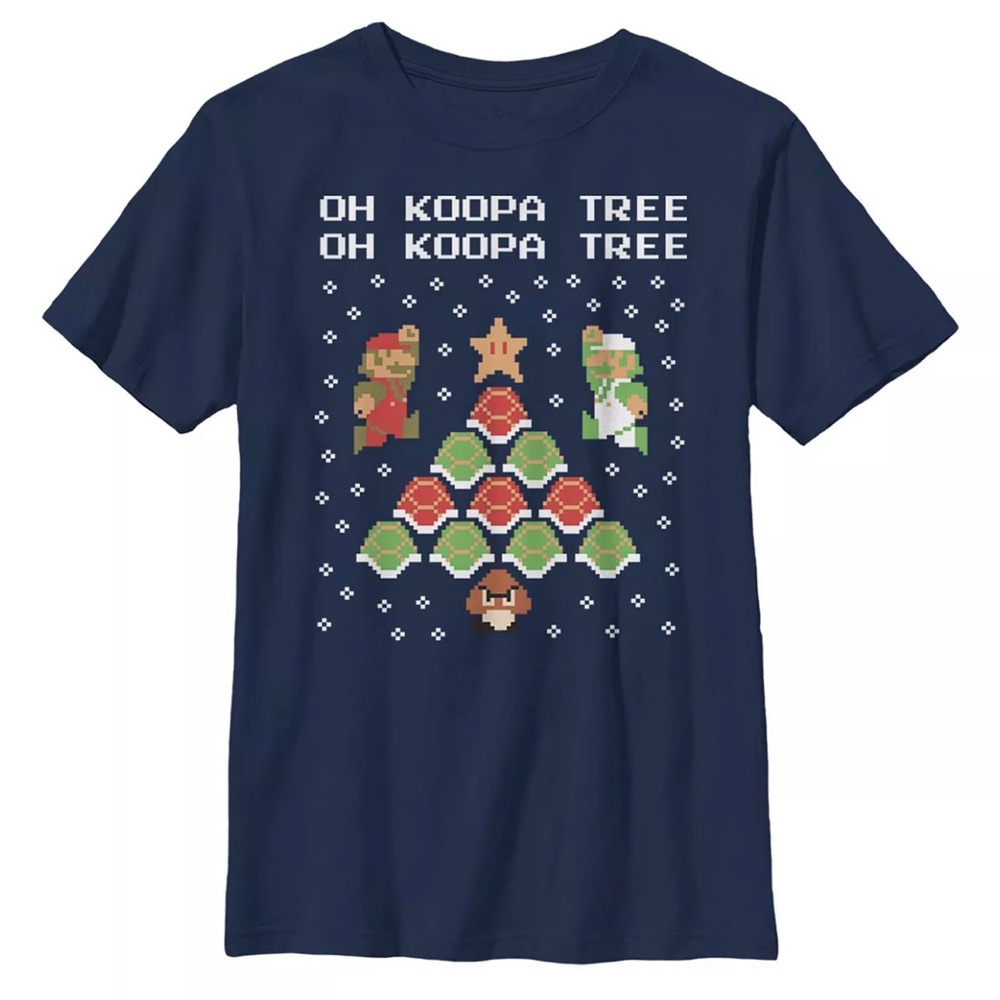 Nintendo Christmas T-Shirt Unisex NWT